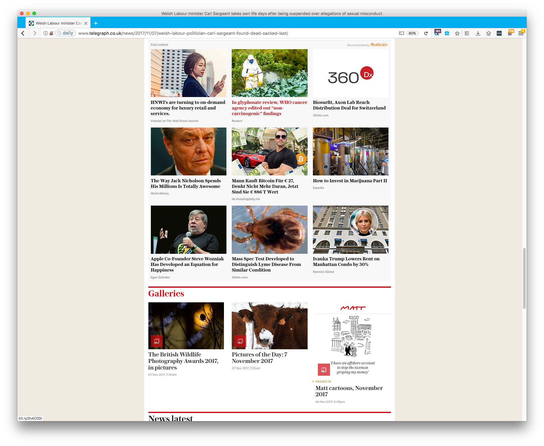 Figure 2: native advertising is deceptive as it makes it difficult for users to distinguish organic content from paid ads.